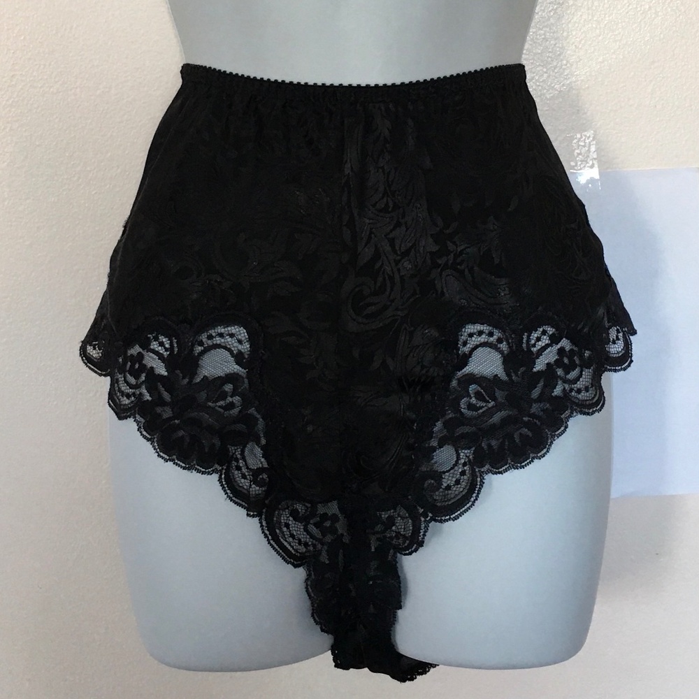 Vintage Black Pantie